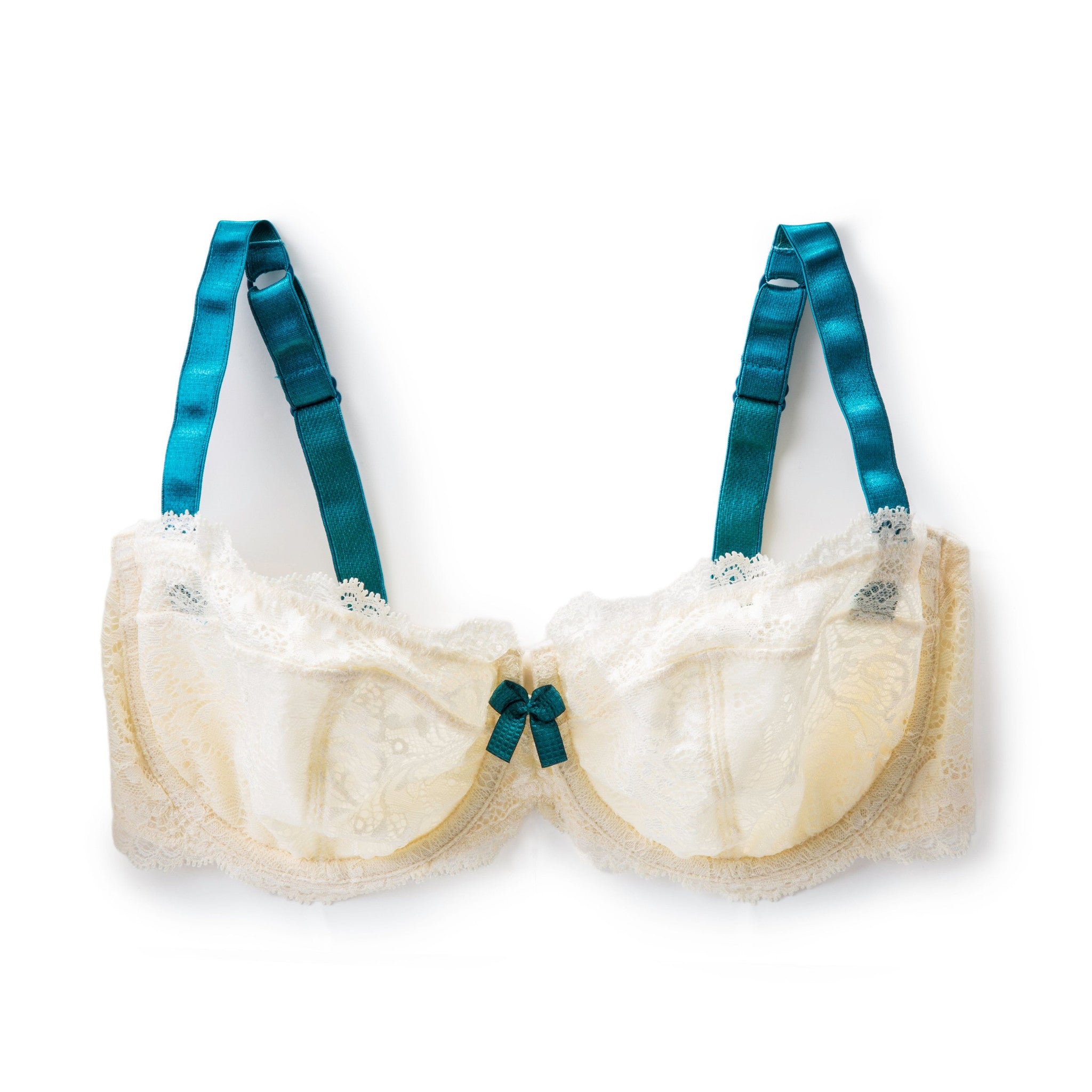 Lace Balconet (EF Cups) Bra in Ivory (36D)