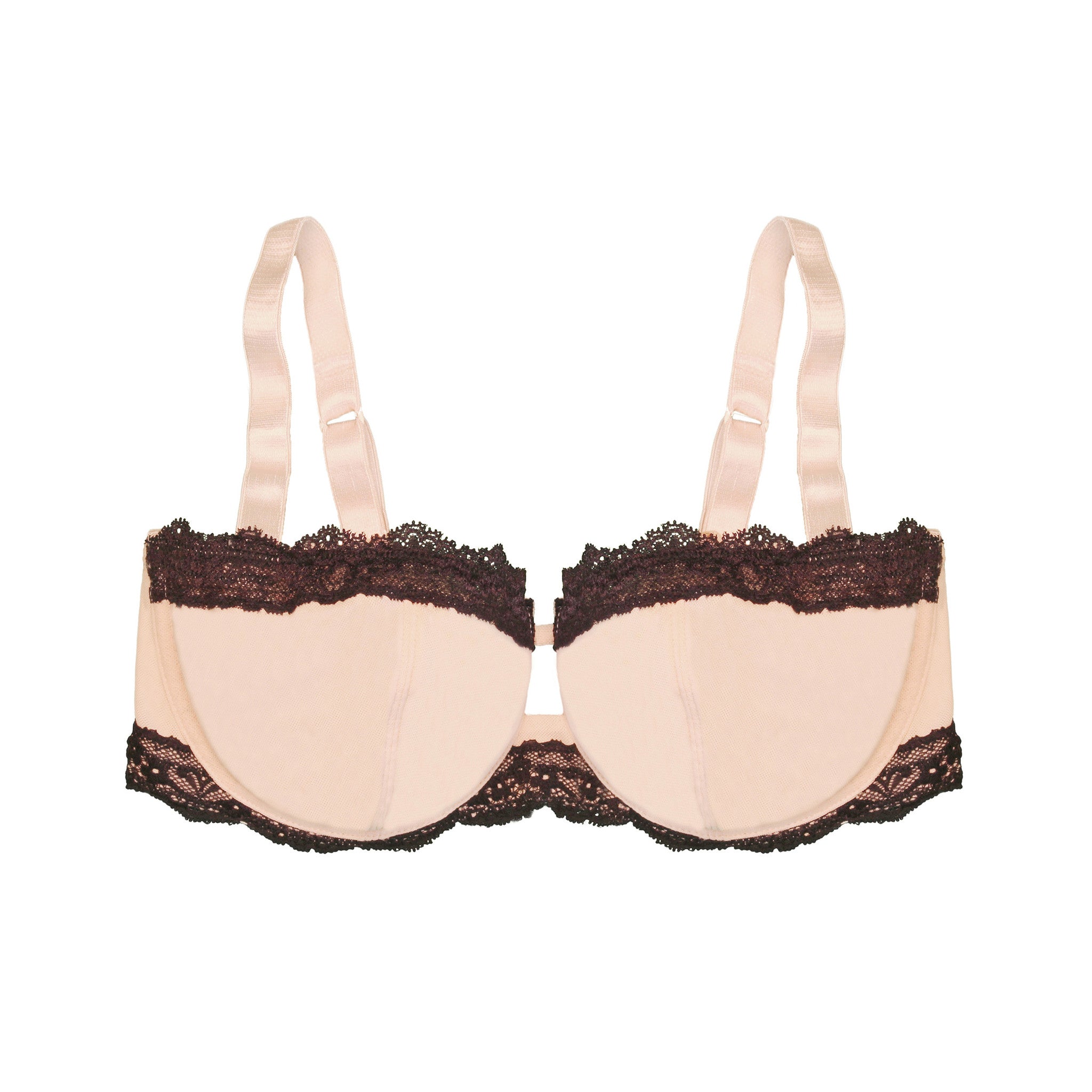 Mesh Demi Bra in Ivory (36D)