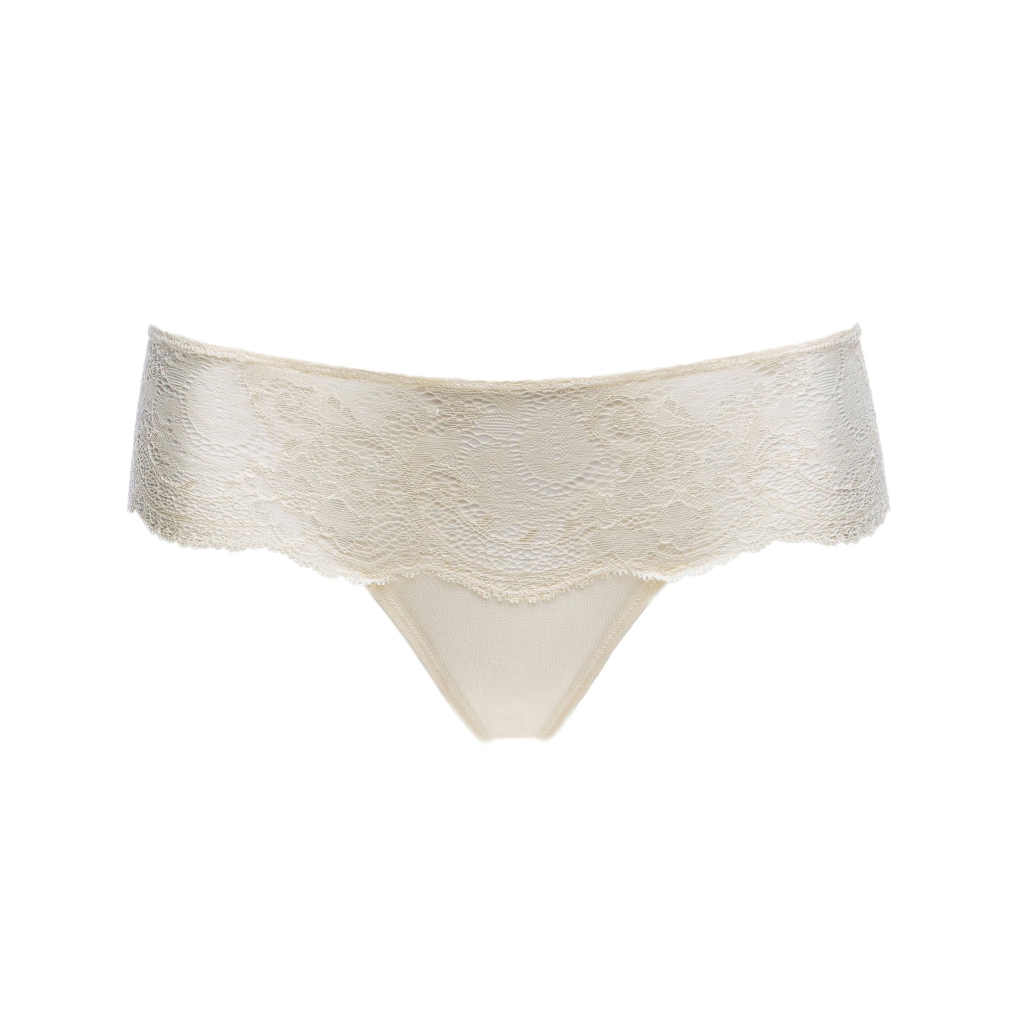 Lace Thong Panty in Ivory (LG)