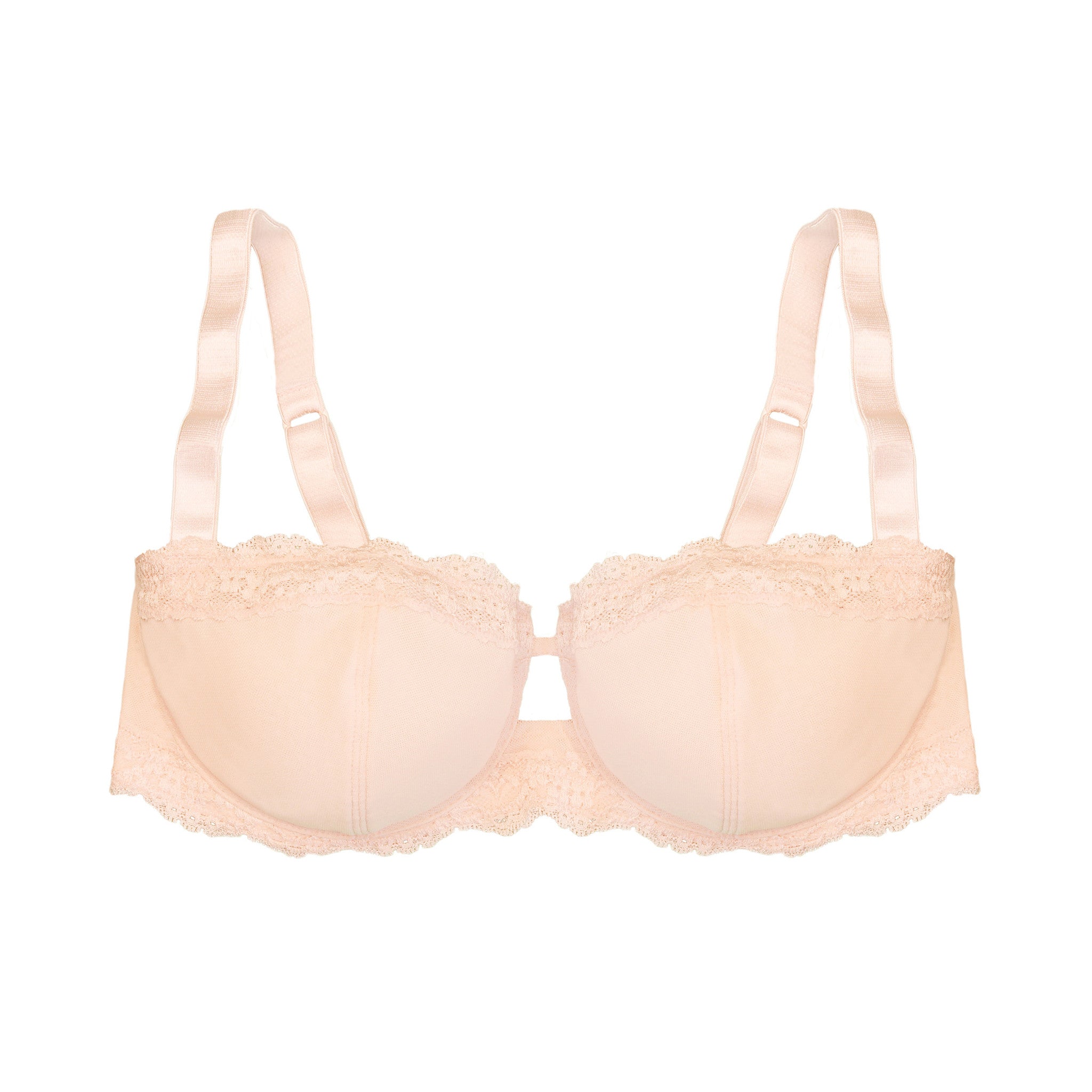 Mesh Demi Bra in Ivory (34D)