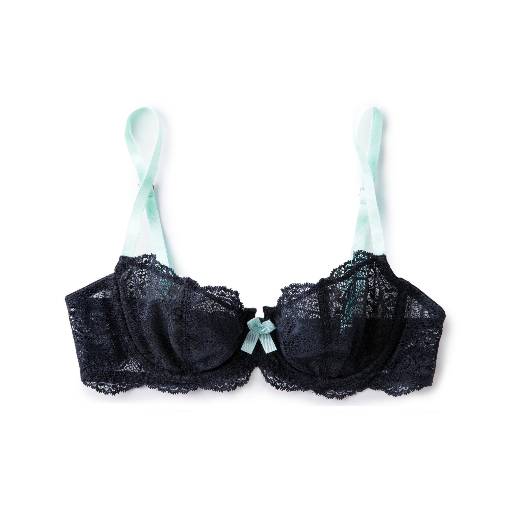 Lace Balconet 2.0 Bra in Aqua Mint (32C)