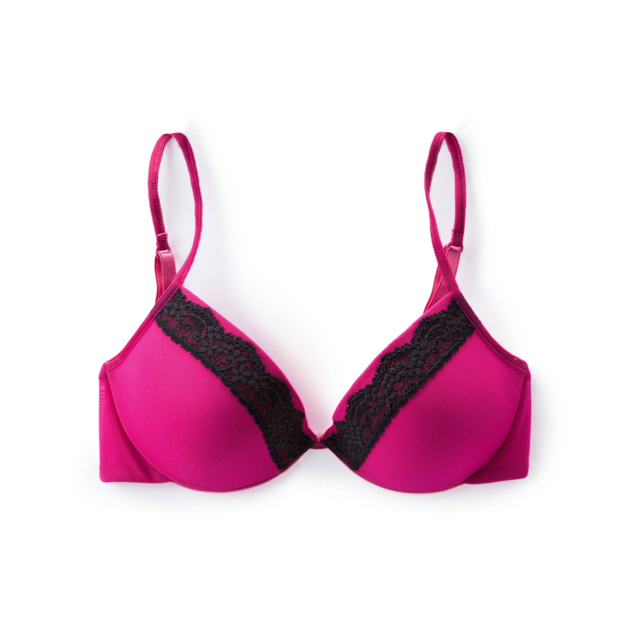 Mesh Plunge Bra in Pink (30C)