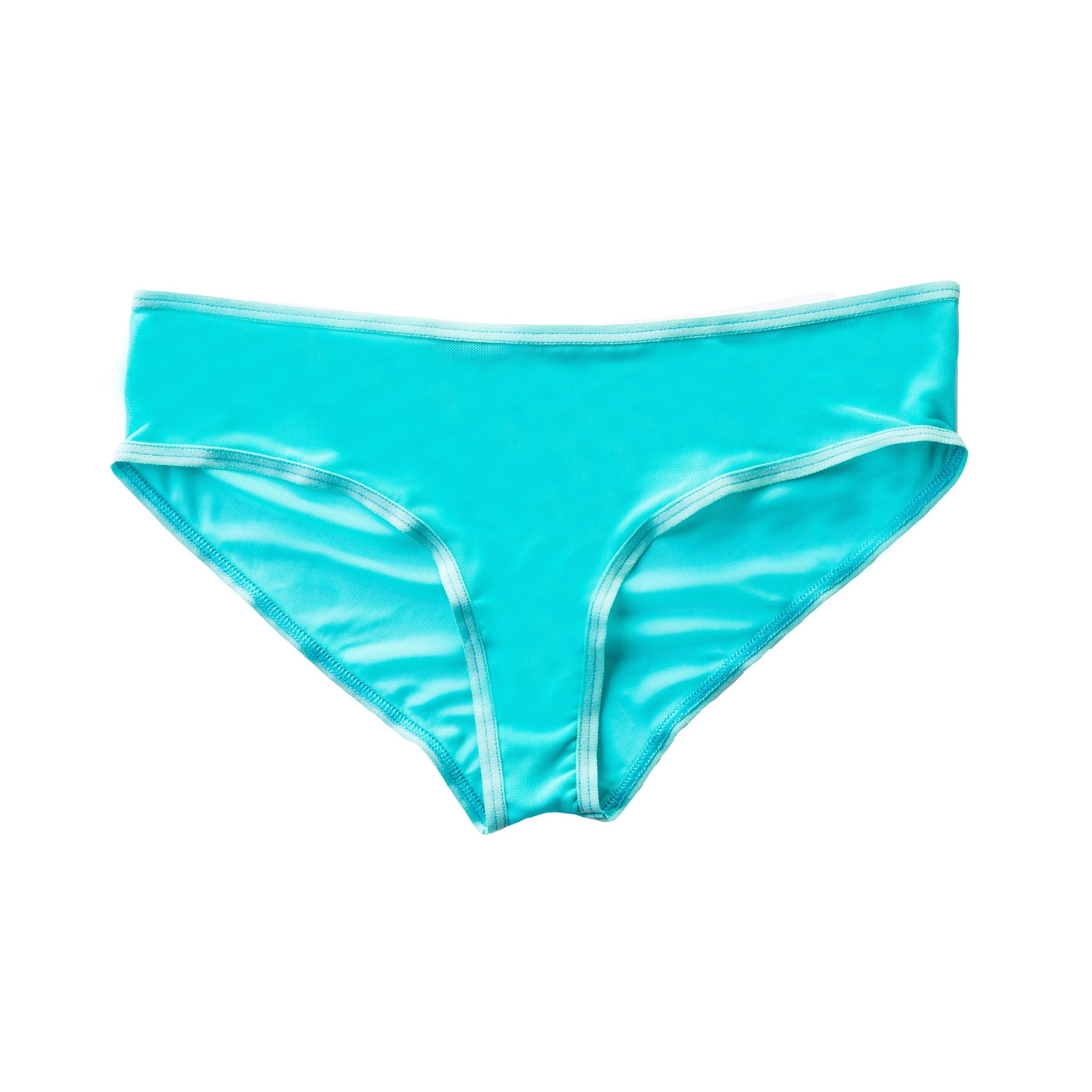 Mesh Boyshort Panty in Aqua (XS)
