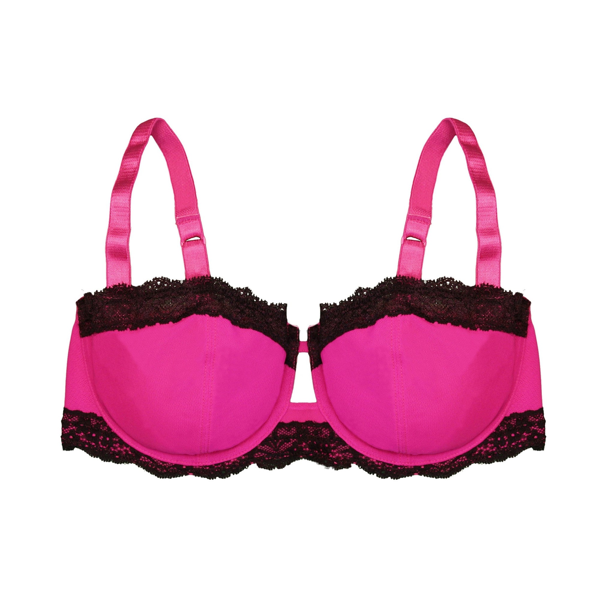 Mesh Demi Bra in Pink (36D)