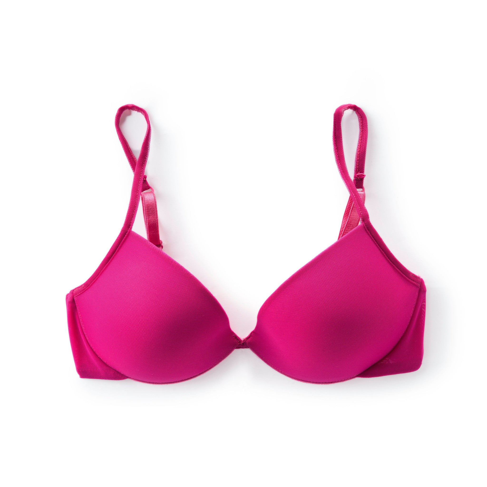Mesh Plunge Bra in Pink (32D)